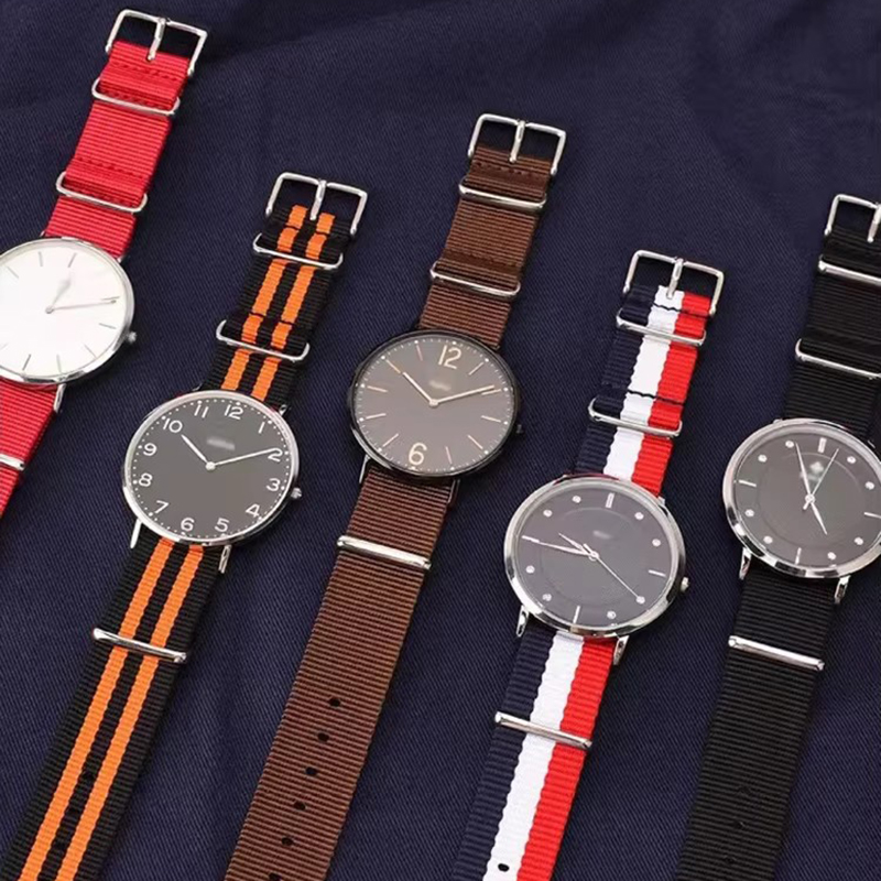 Nato Strap Nylon - 18/20/22/24Mm Cambos Strepen Sterke Stof Nylon