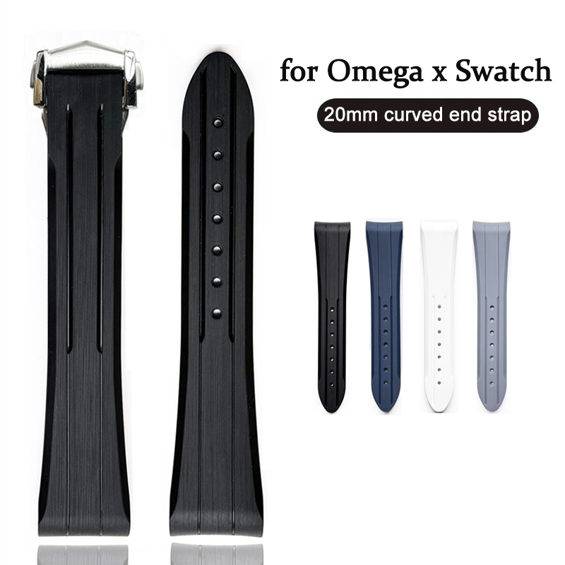 Omega Watch Speedmaster - 20 mm rubberen band voor Omega