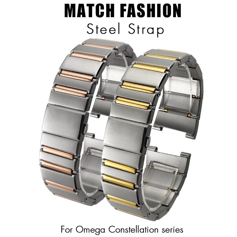 Omega Watch Constellation - 24mm 17mm Hoge Kwaliteit Roestvrij Stalen