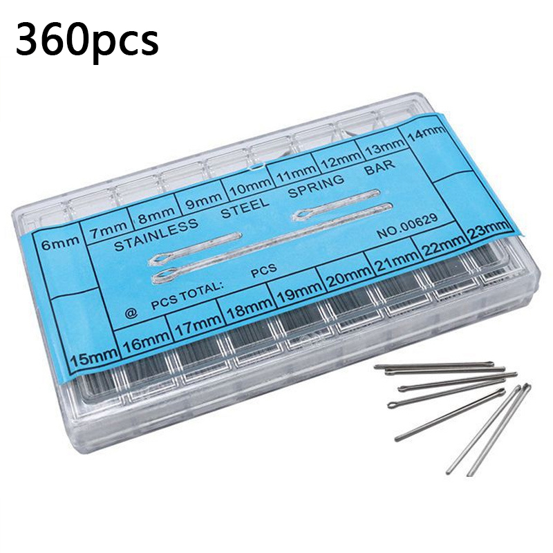 Spring Bar Tool Set - 360 Stuks Split Pins Roestvrij Stalen