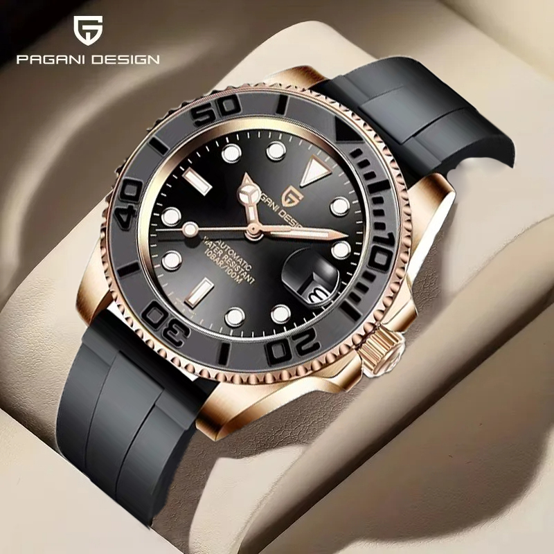 Rolex Watch Datejust - PAGANI DESIGN V3 40MM Mannen Mechanisch
