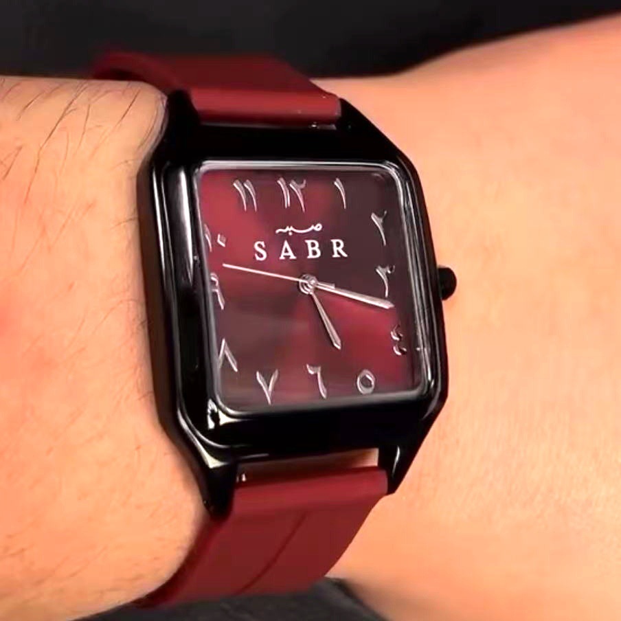 Cartier Watch Santos - SABR Arabische cijfers quartz horloge 3ATM