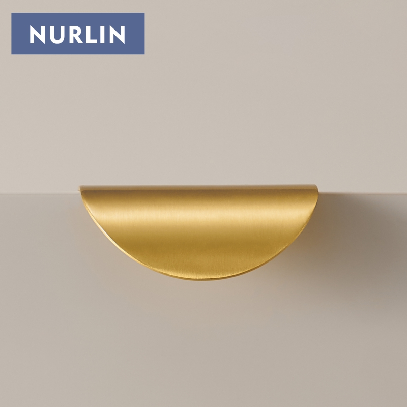 Curved Spring Bar - Nurlin Messing Vouw Korte Rand Trekgreep