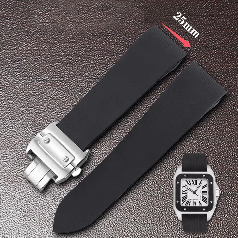 Cartier Watch Santos - Voor Cartier Santos 100W 2020007 Waterdichte