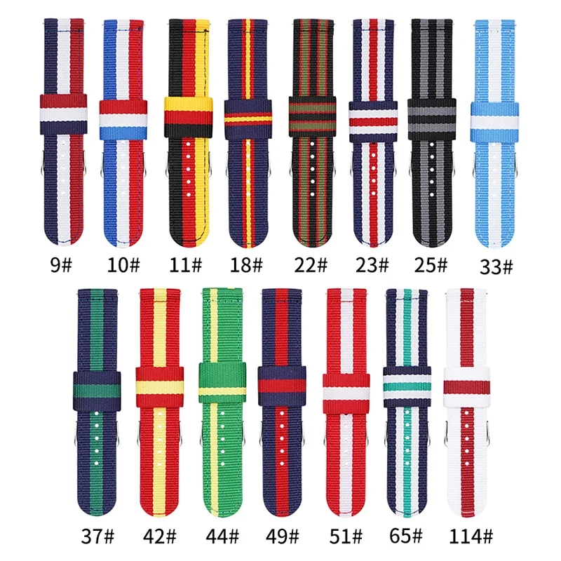 Nato Strap Nylon - 20 mm 22 mm geweven nylon