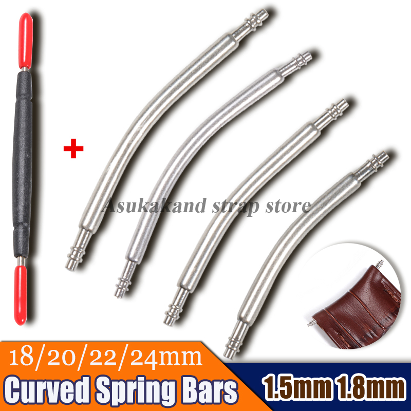 Curved Spring Bar - 10 stuks 1,5 mm 1,8 mm