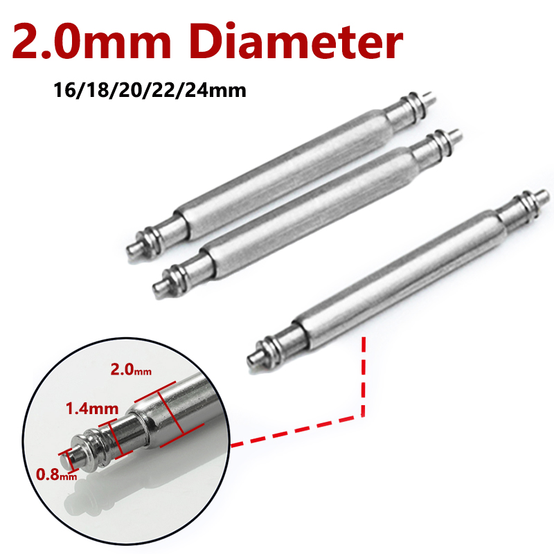 Spring Bar Tool Set - 2.0mm Diameter Horlogeband Spring Bar Pin