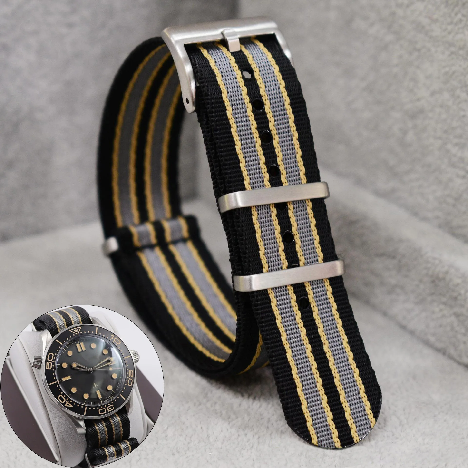 Nato Strap Nylon - 20 mm nylon horlogeband voor Omega