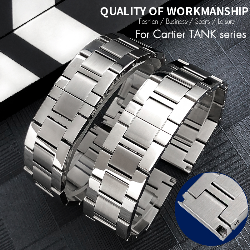 Cartier Watch Santos - Kwaliteit 316l Roestvrij Staal Horlogeband 20.5Mm
