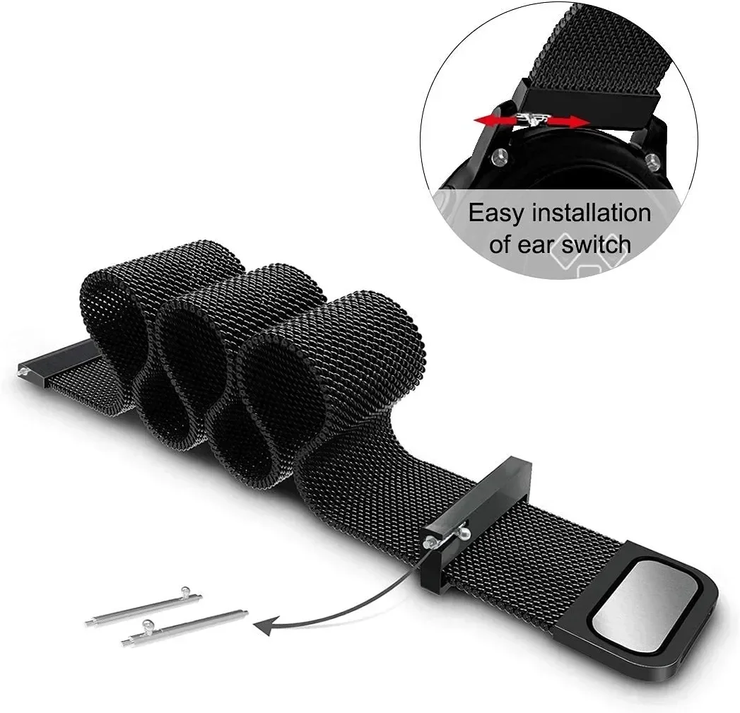 22mm 20mm Mesh Loop Voor Garmi - Milanese Loop Magnetic recensie en prijs