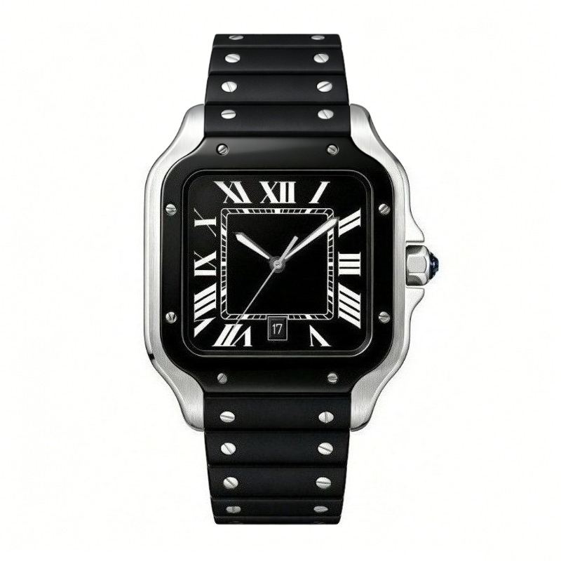 Nieuw luxe heren quartzhorloge - Cartier Watch Santos recensie en prijs