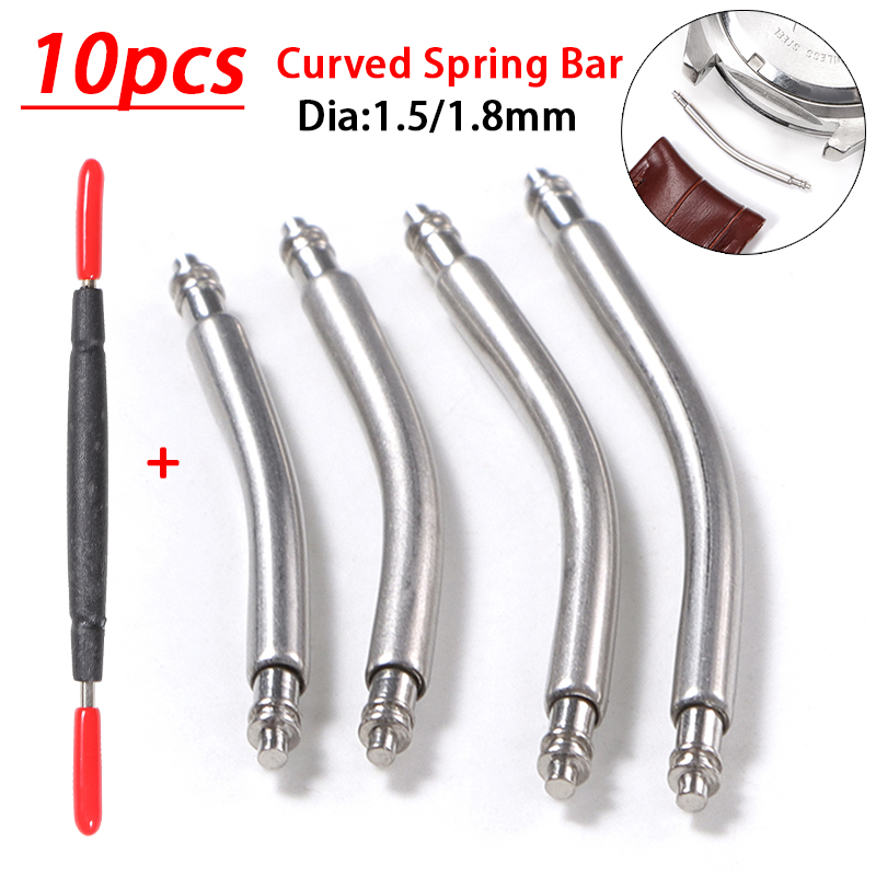 Gebogen veerstang 18 mm 20 mm  - Curved Spring Bar recensie en prijs