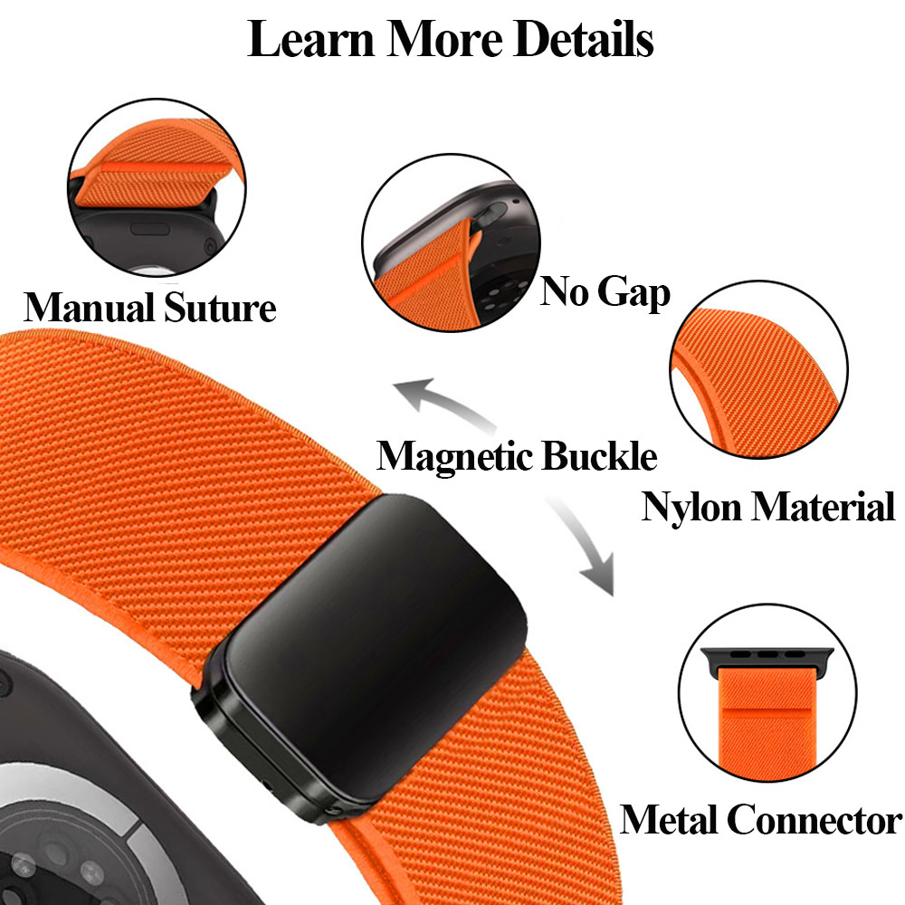 Nylon lusband voor Apple Watch - Milanese Loop Magnetic recensie en prijs