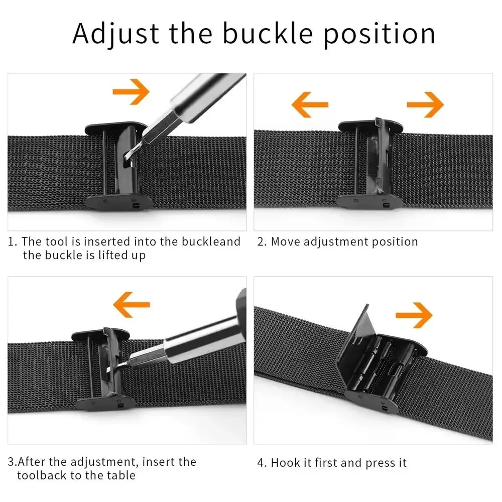 Metalen banden voor Honor Watc - Mesh Strap Metal recensie en prijs