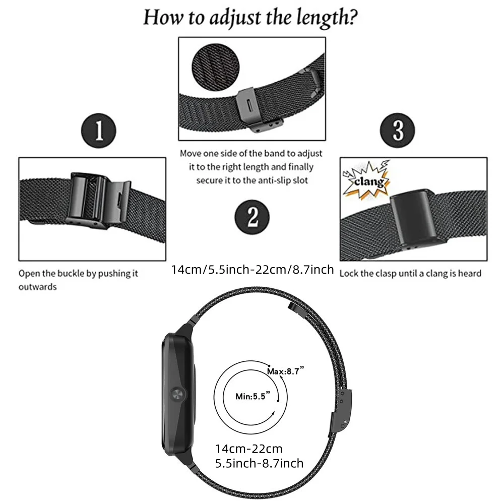 Metalen banden voor Honor Watc - Mesh Strap Metal recensie en prijs
