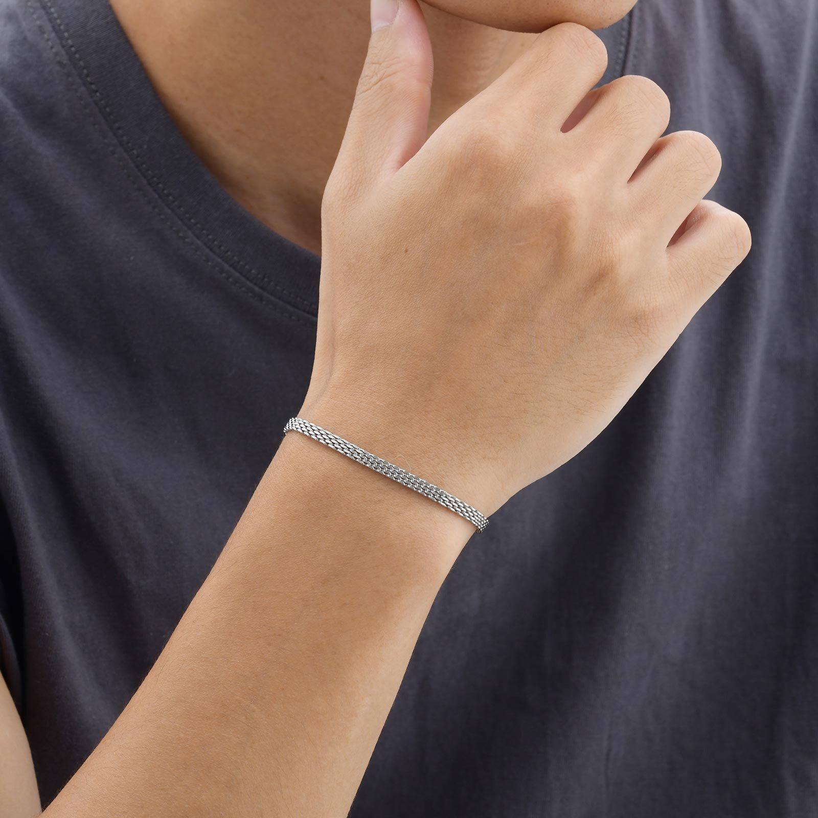 3/8 mm mesh riem kettingarmban - Mesh Strap Metal recensie en prijs