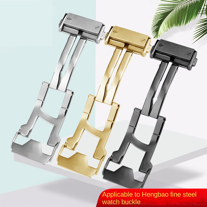 18 22 mm massief roestvrijstal - Leather Watch Band Men recensie en prijs