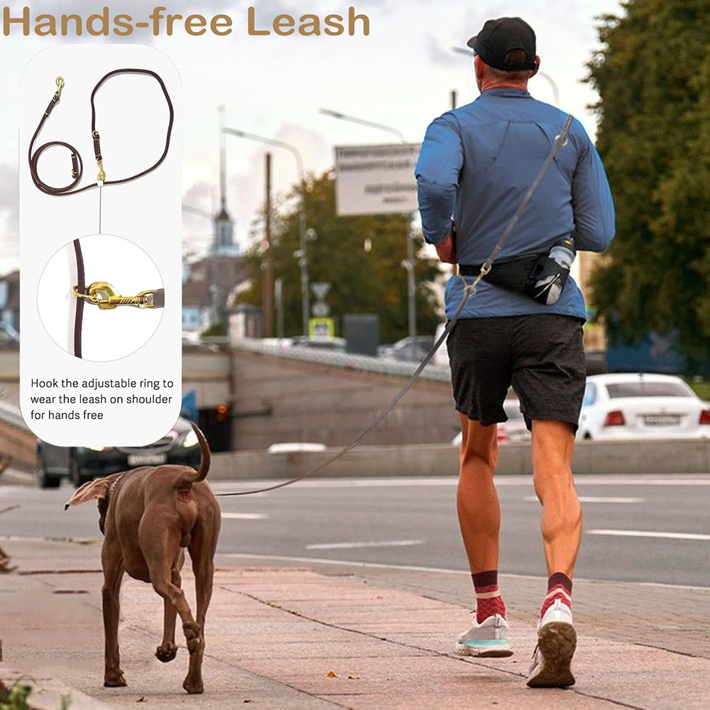 Multifunctionele leren hondenr - Leather Strap Quick Release recensie en prijs