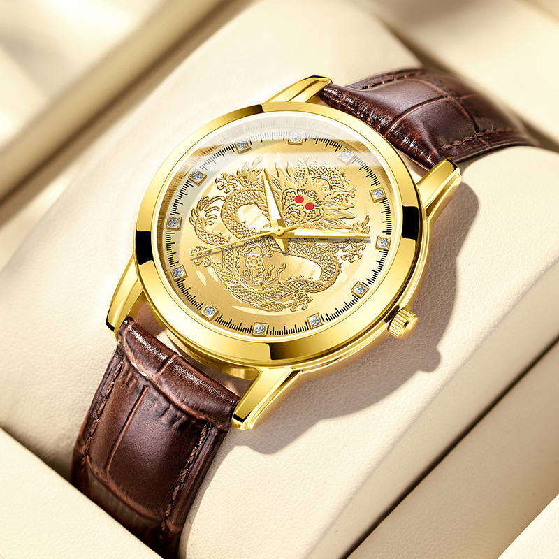 Heren quartzhorloge lederen ba - Leather Watch Band Men recensie en prijs