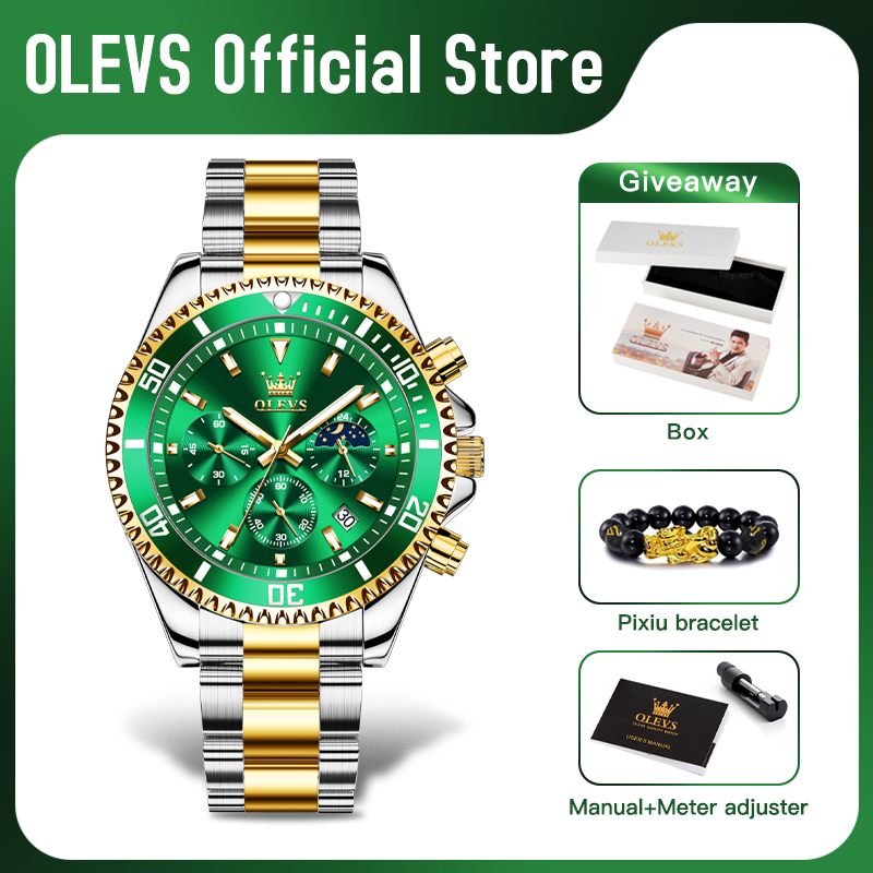 OLEVS 2870 Herenhorloge Topmer - Rolex Watch Datejust recensie en prijs