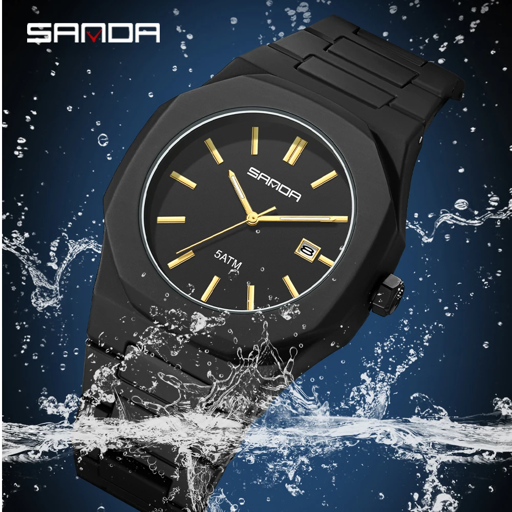 2025 SANDA Fashion Heren- en D - Rubber Strap Diver recensie en prijs