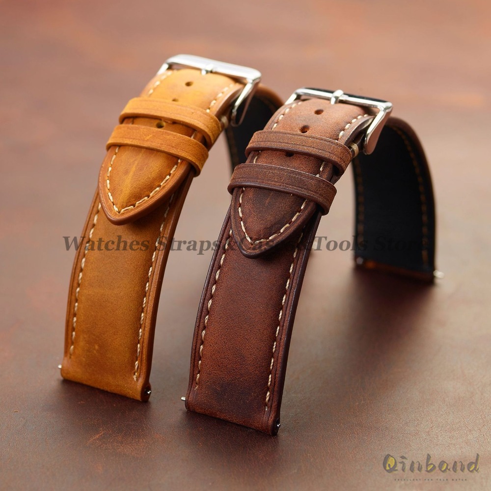 Vintage koeienhuid lederen hor - Leather Strap Quick Release recensie en prijs