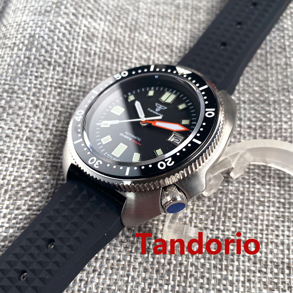 Tandorio 44mm Japan NH35/PT500 - Rubber Strap Diver recensie en prijs