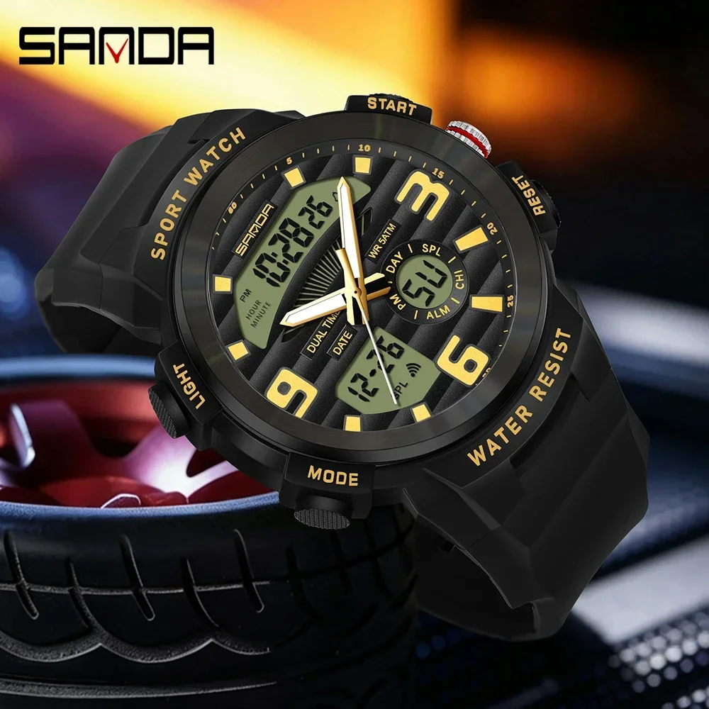 SANDA Multifunctionele herenho - Rubber Strap Diver recensie en prijs